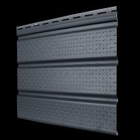Изображение товара Софит Премиум Акрил Grand Line полностью перфорированный графит (3,0м)